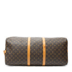 Travel Bag Keepall Bandouliere 60 Brown Monogram Canvas