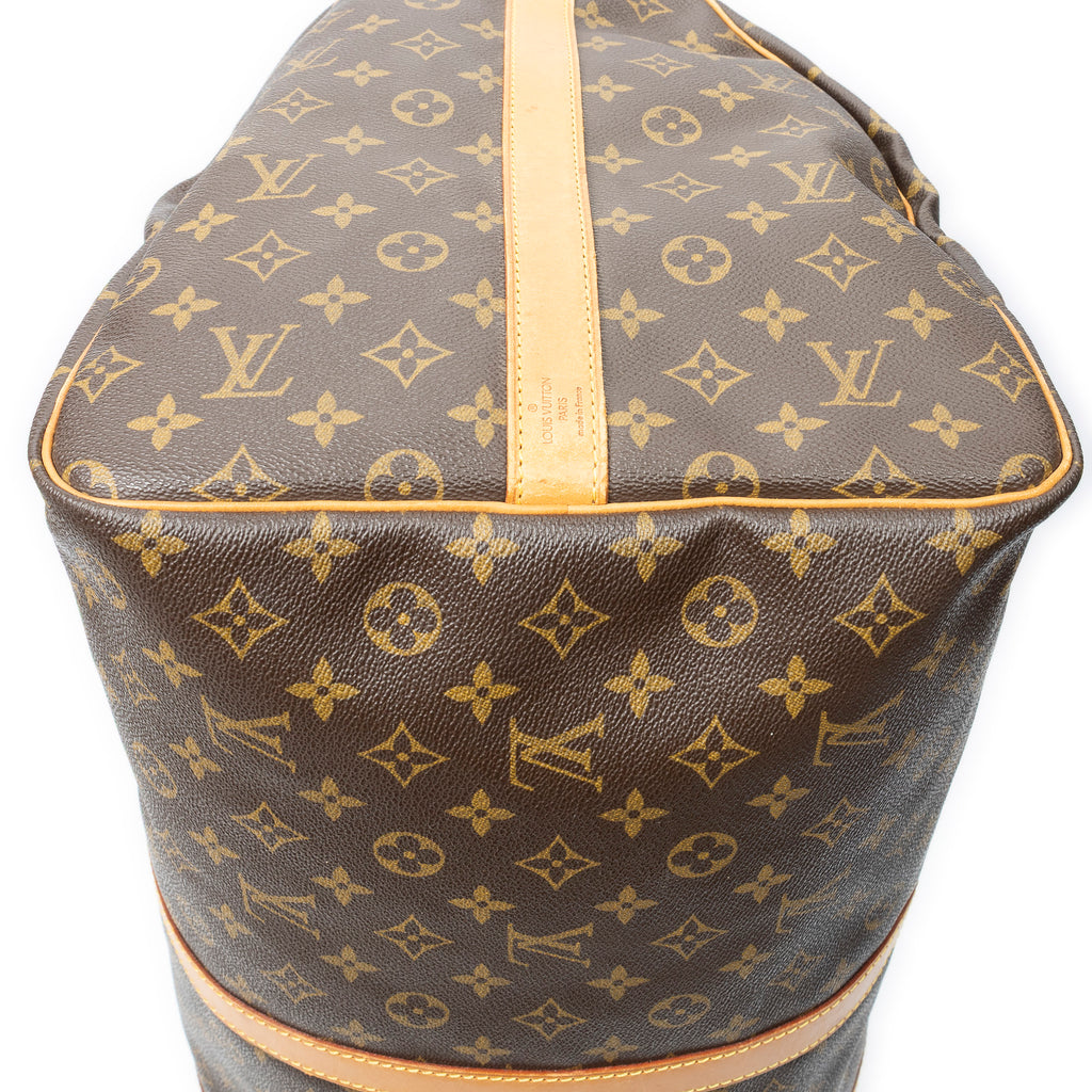 Travel Bag Keepall Bandouliere 60 Brown Monogram Canvas