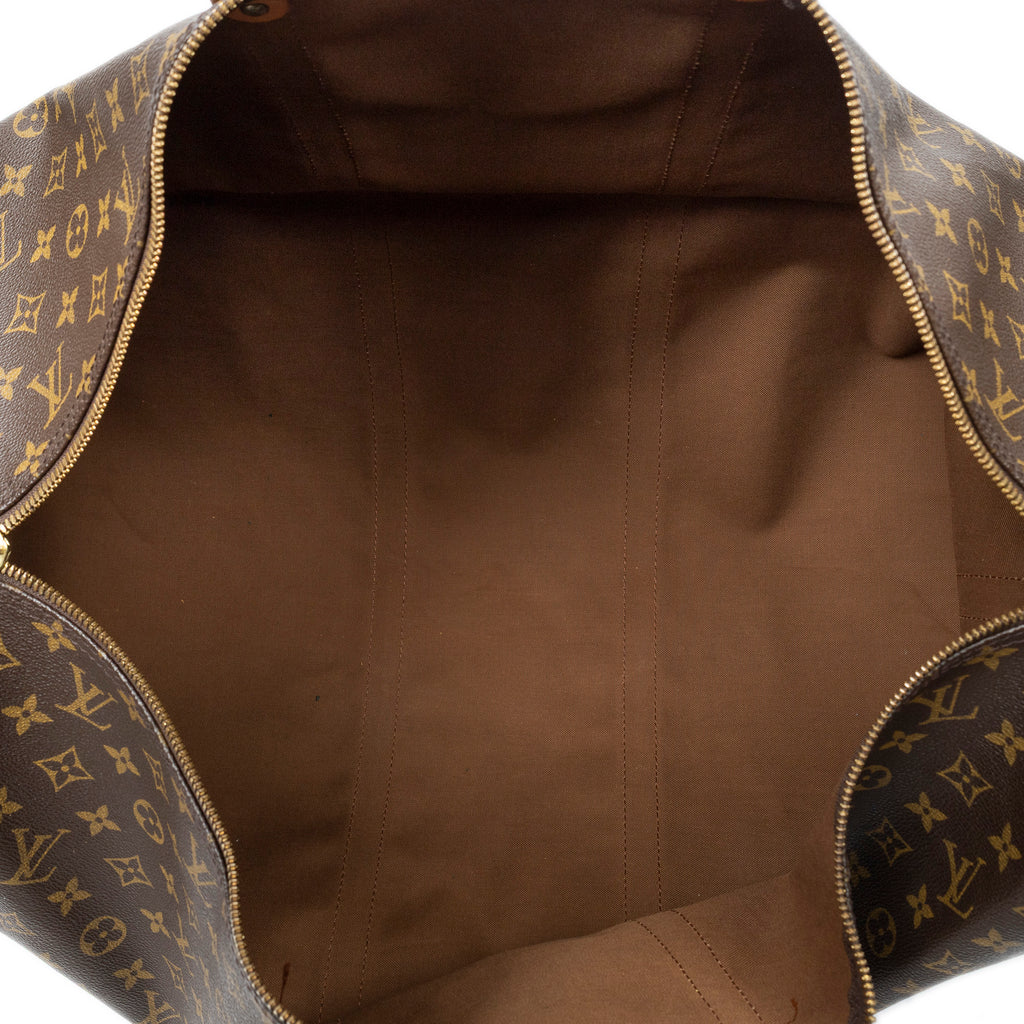 Travel Bag Keepall Bandouliere 60 Brown Monogram Canvas