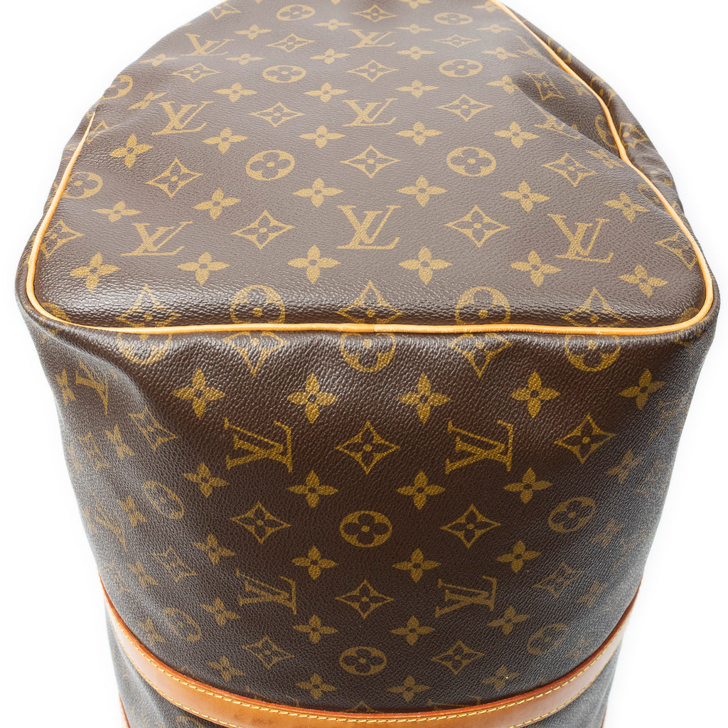 Travel Bag Keepall 55 Brown Monogram Canvas