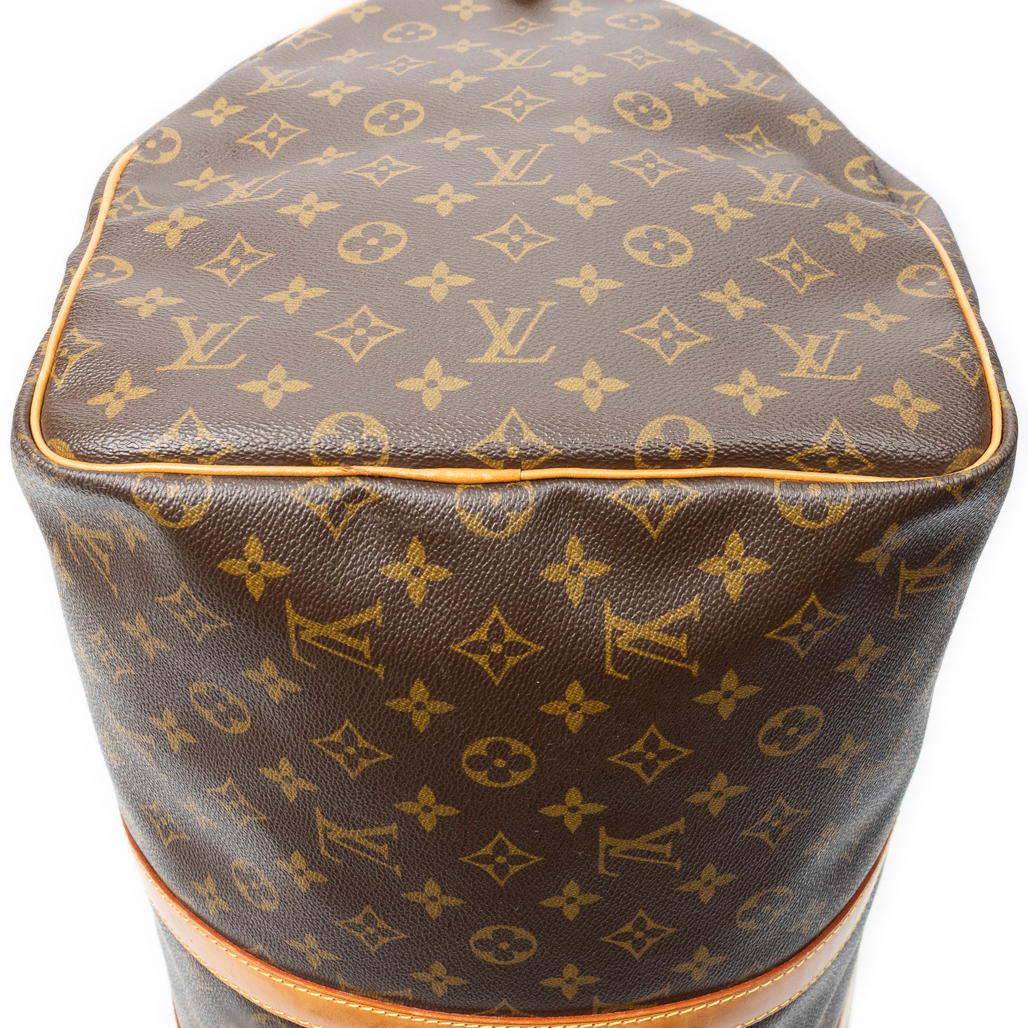 Travel Bag Keepall 55 Brown Monogram Canvas