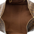 Travel Bag Keepall 55 Brown Monogram Canvas