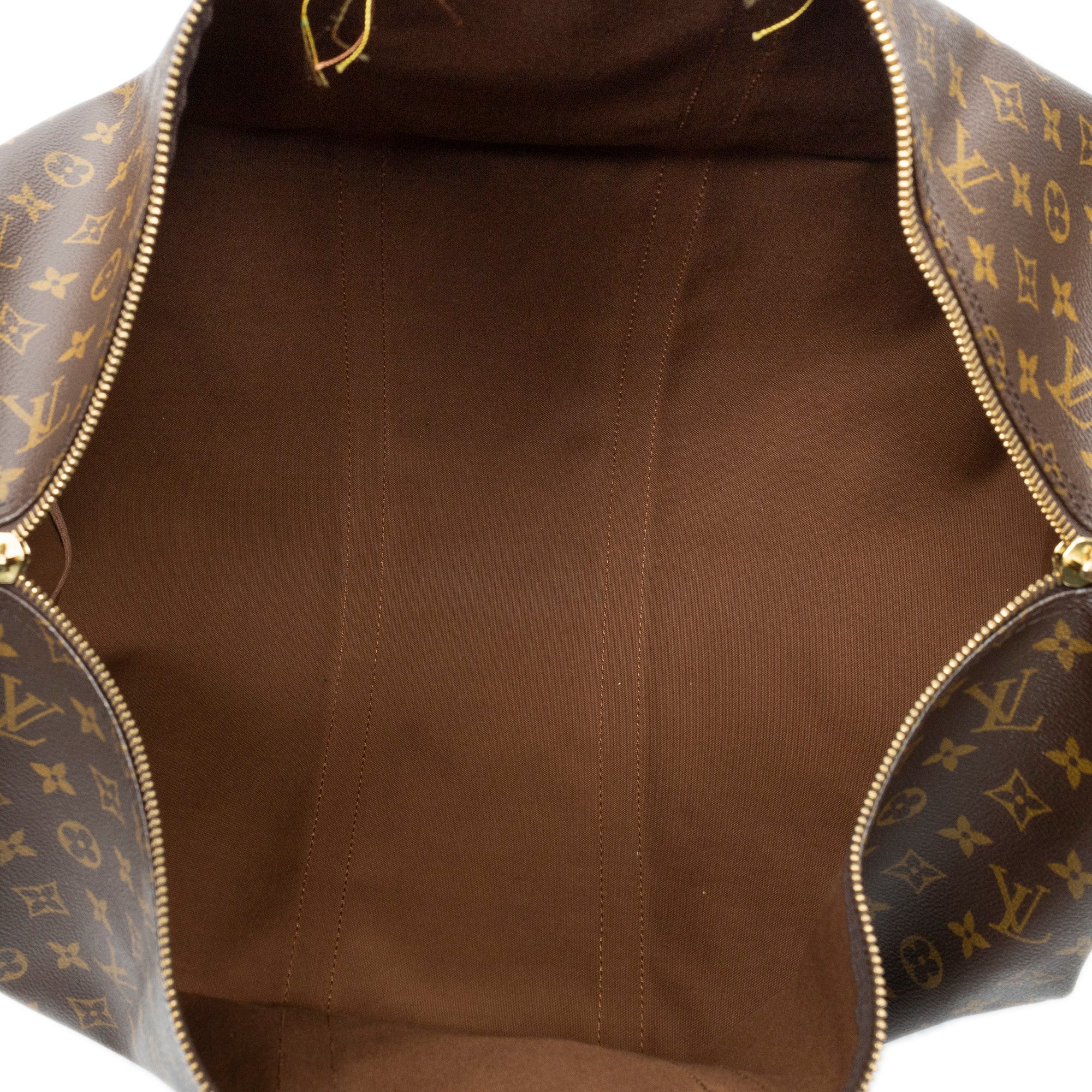 Travel Bag Keepall 55 Brown Monogram Canvas