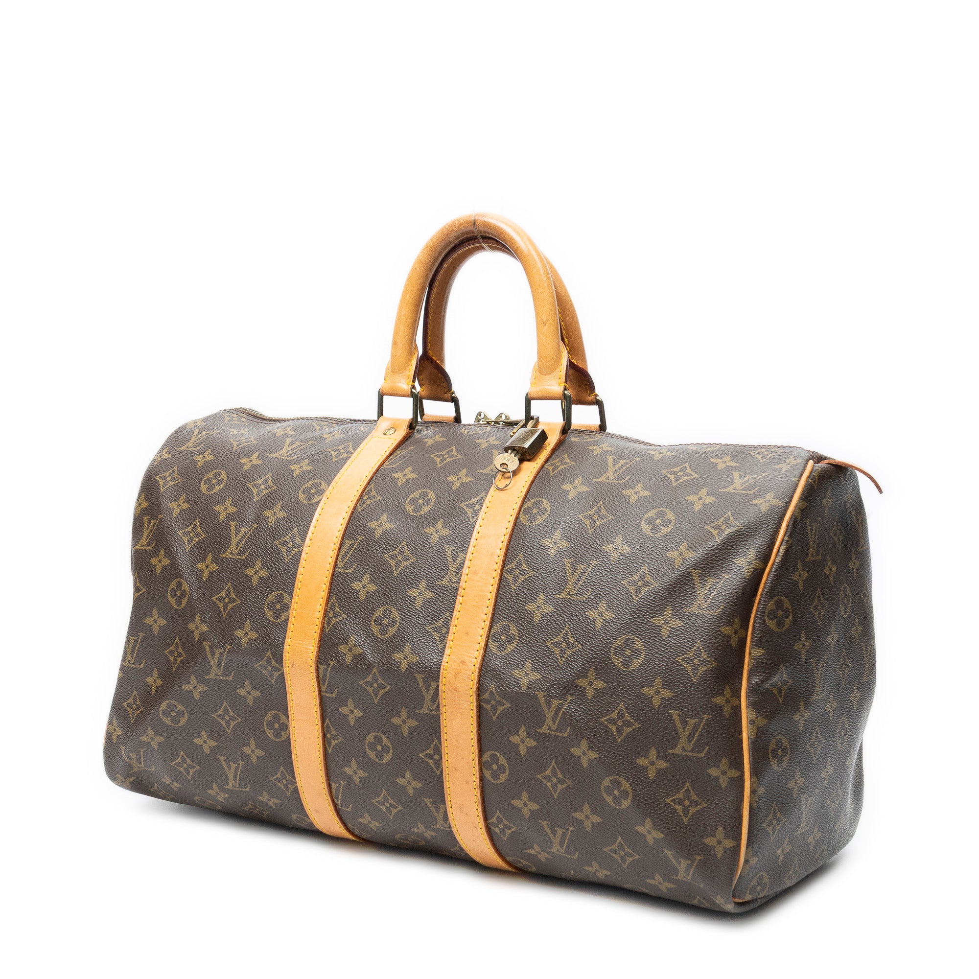 Travel Bag Keepall 45 Brown Monogram Canvas