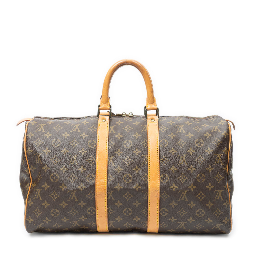 Travel Bag Keepall 45 Brown Monogram Canvas