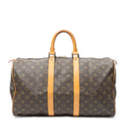 Travel Bag Keepall 45 Brown Monogram Canvas