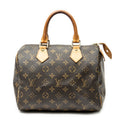 Handbag Speedy 25 Brown Monogram Canvas