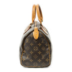 Handbag Speedy 25 Brown Monogram Canvas