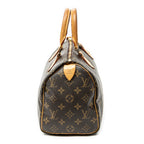 Handbag Speedy 25 Brown Monogram Canvas