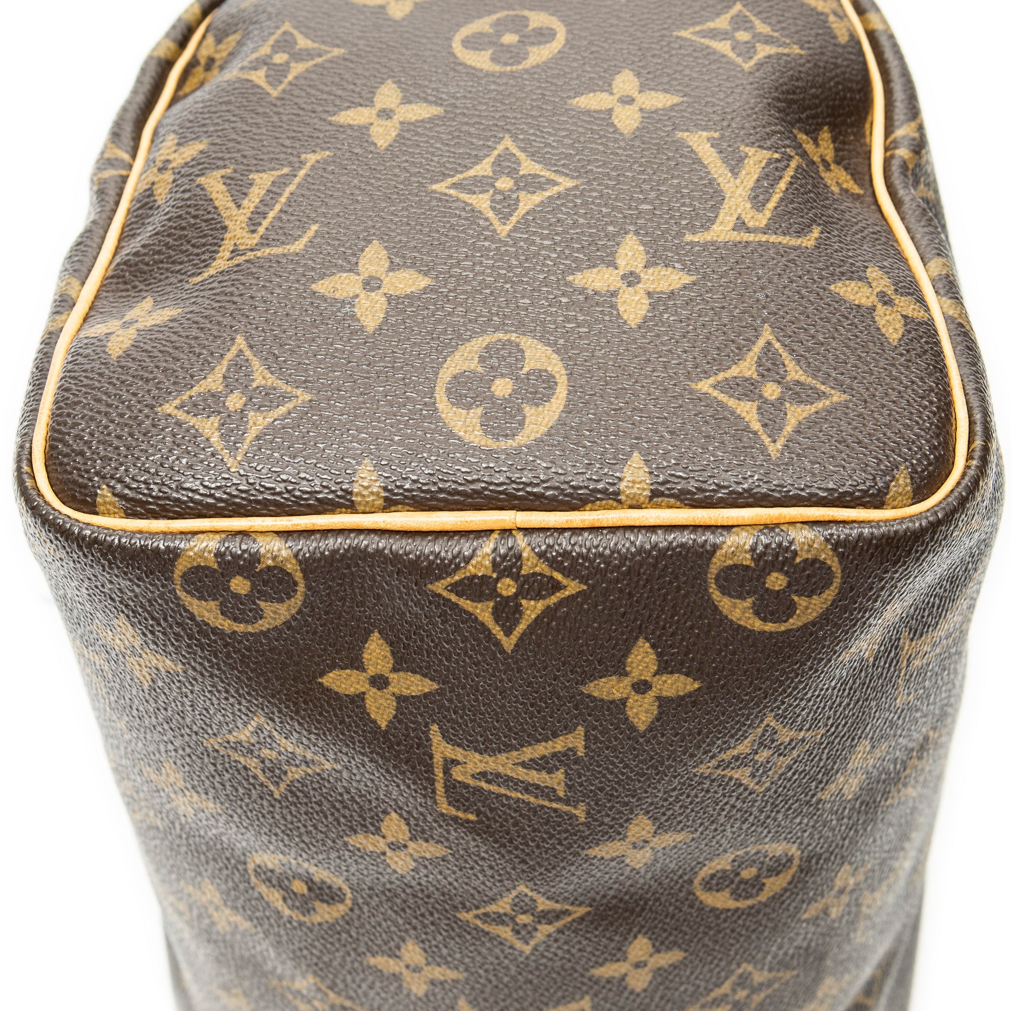 Handbag Speedy 25 Brown Monogram Canvas