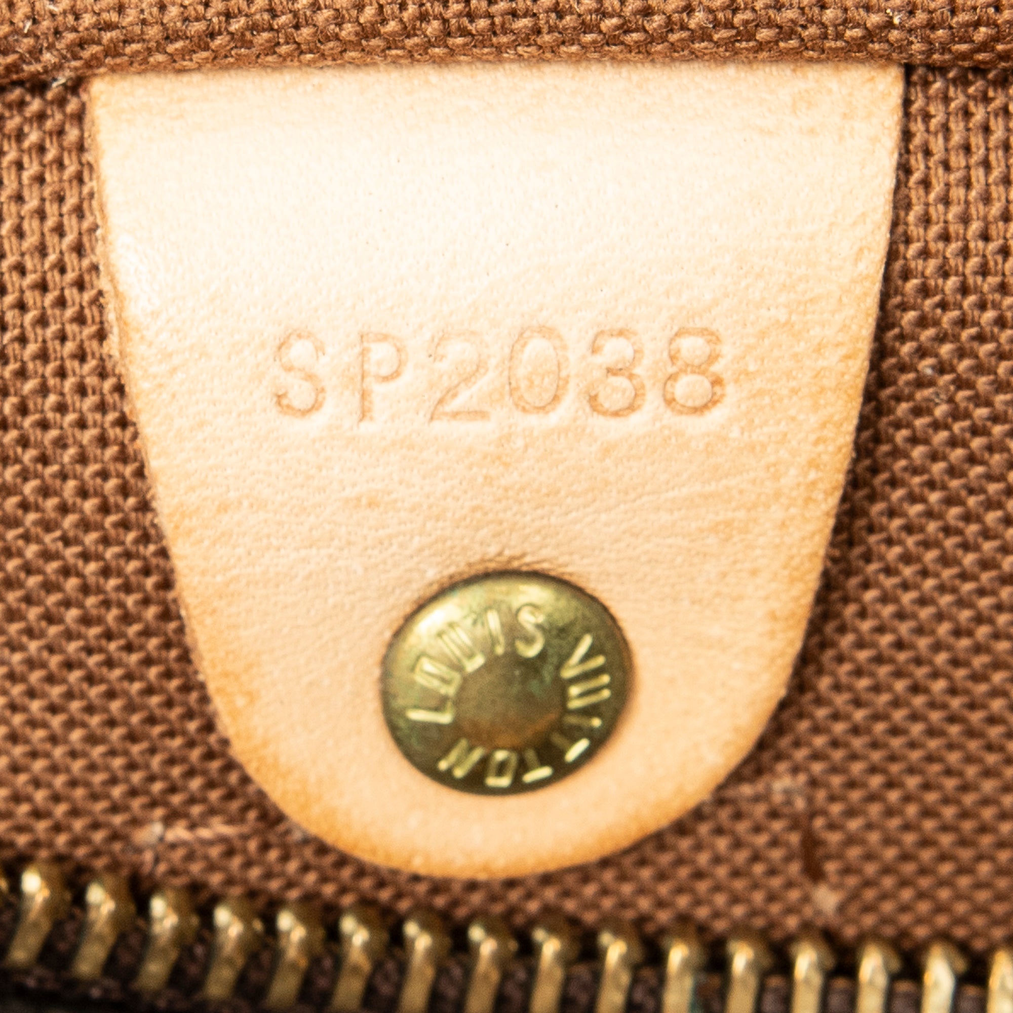 Handbag Speedy 25 Brown Monogram Canvas