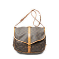 Shoulder Bag Saumur GM Brown Monogram Canvas