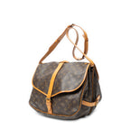 Shoulder Bag Saumur GM Brown Monogram Canvas