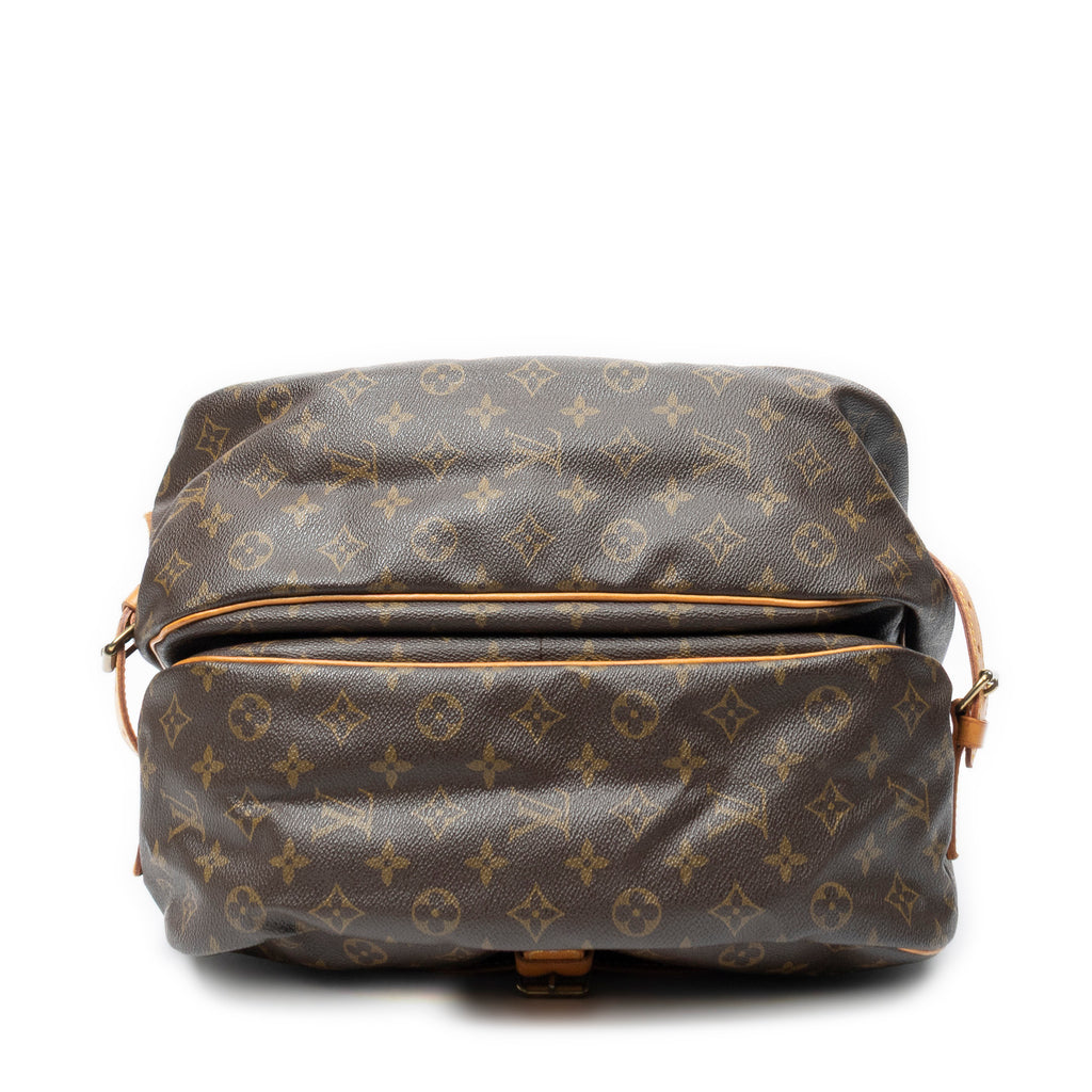 Shoulder Bag Saumur GM Brown Monogram Canvas