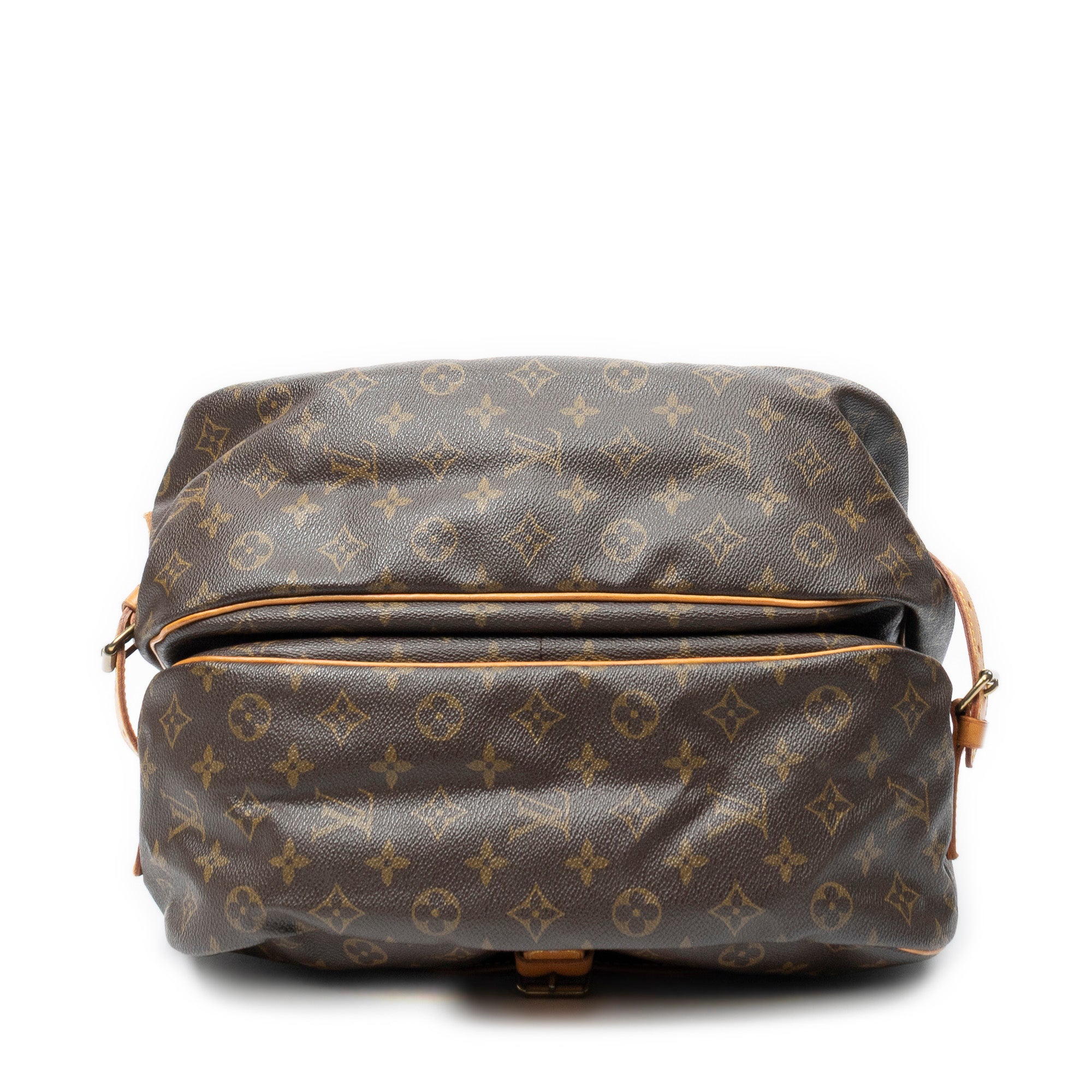 Shoulder Bag Saumur GM Brown Monogram Canvas