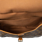 Shoulder Bag Saumur GM Brown Monogram Canvas