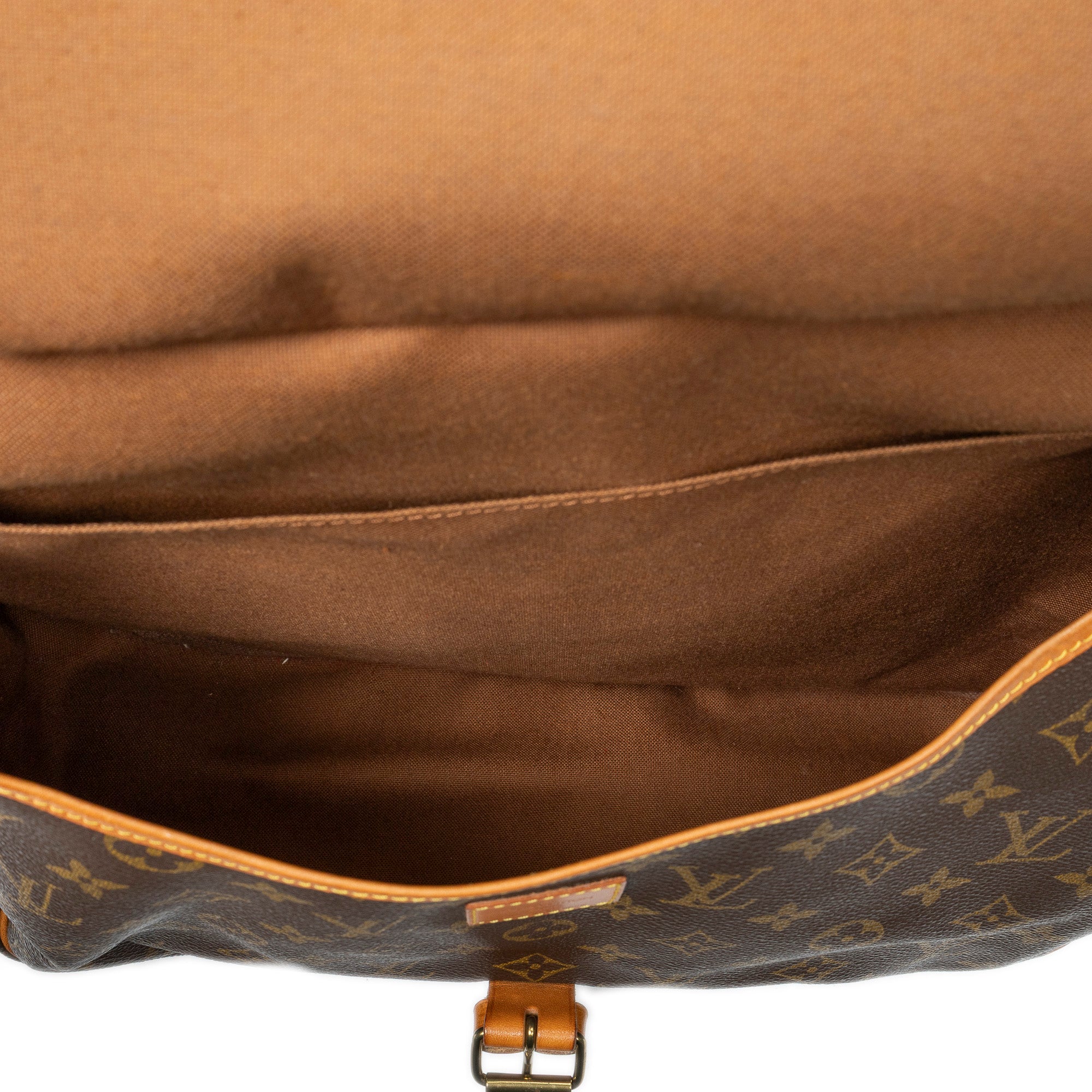 Shoulder Bag Saumur GM Brown Monogram Canvas
