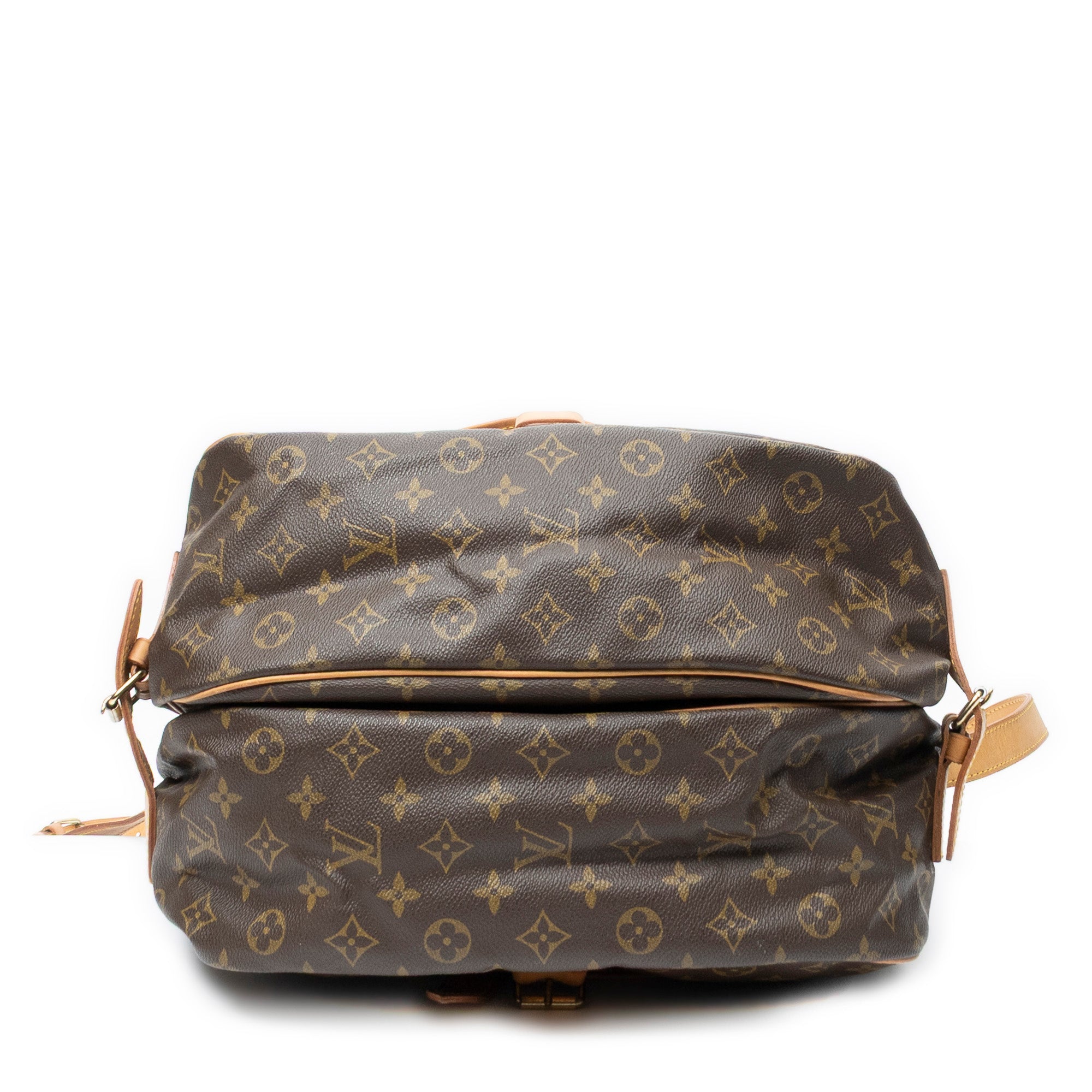 Shoulder Bag Saumur GM Brown Monogram Canvas