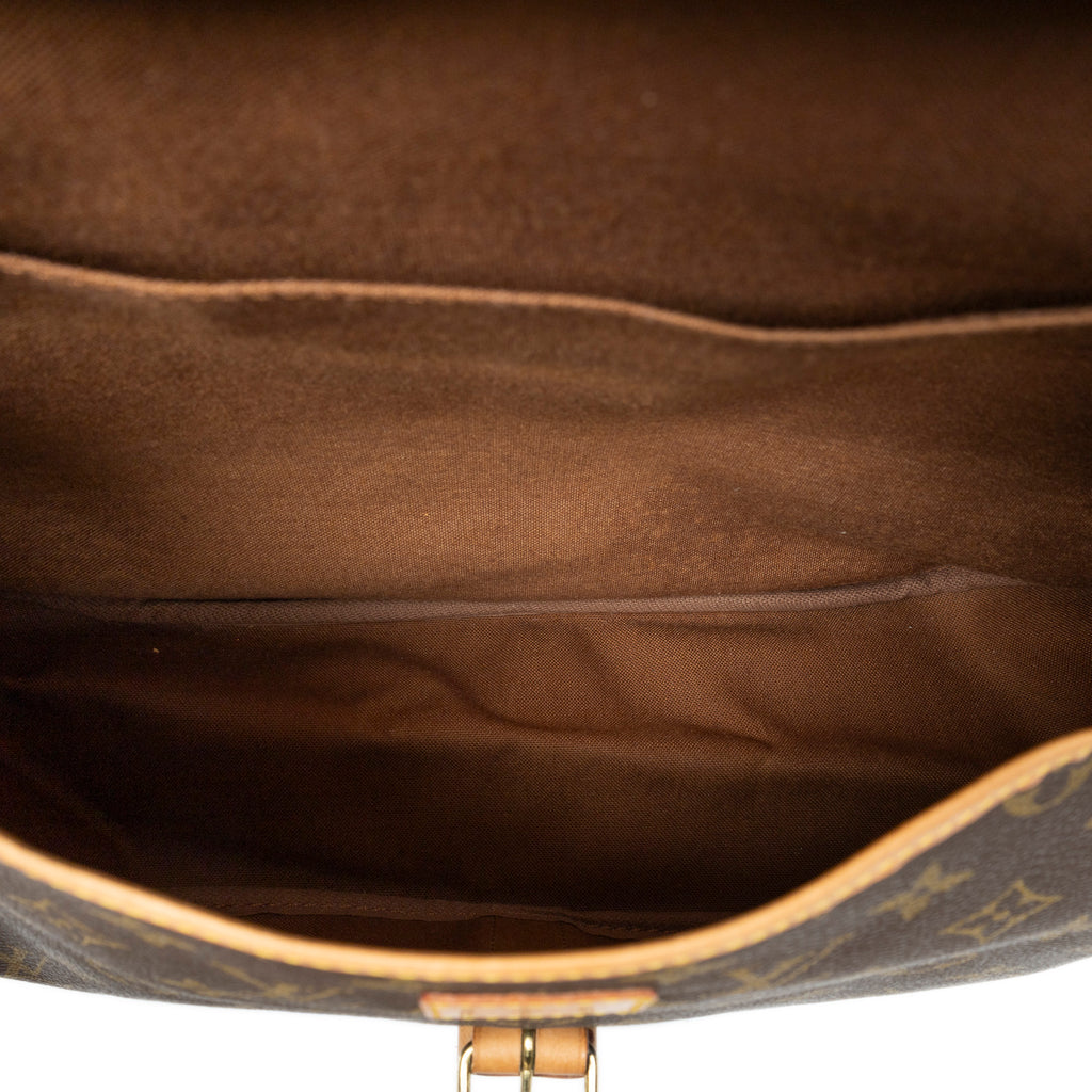 Shoulder Bag Saumur GM Brown Monogram Canvas