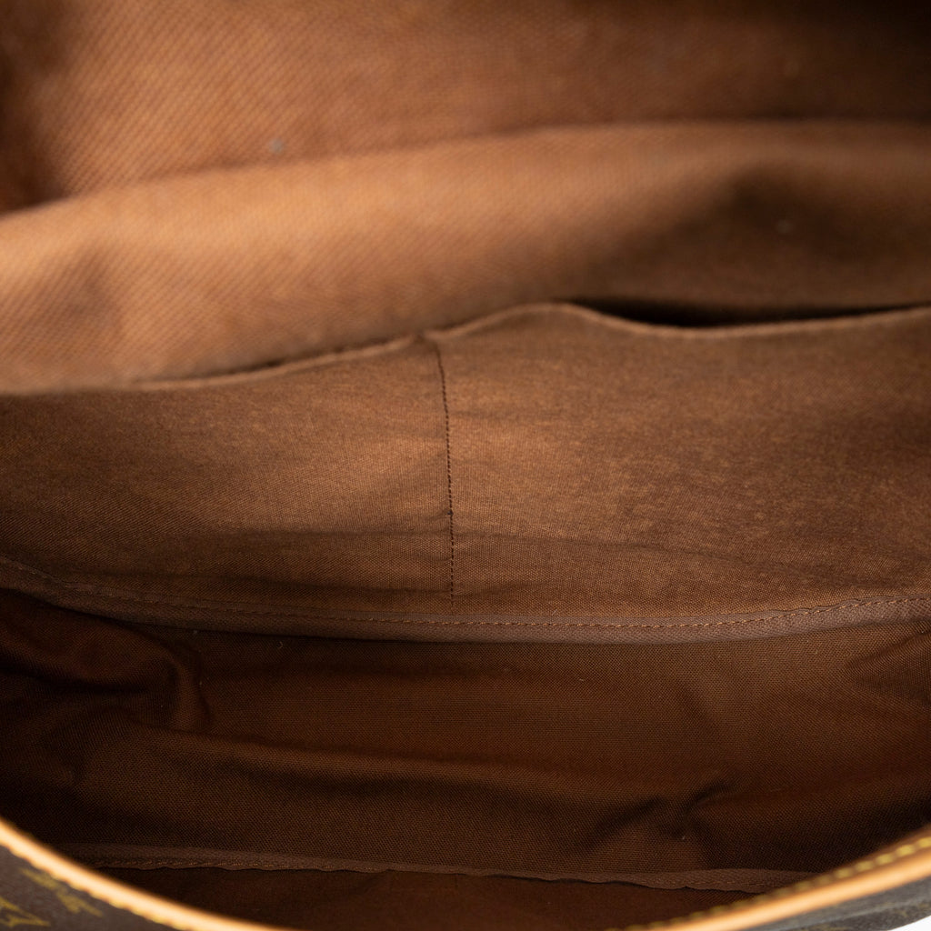 Shoulder Bag Saumur GM Brown Monogram Canvas