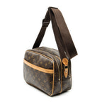 Shoulder Bag Reporter PM Brown Monogram Canvas