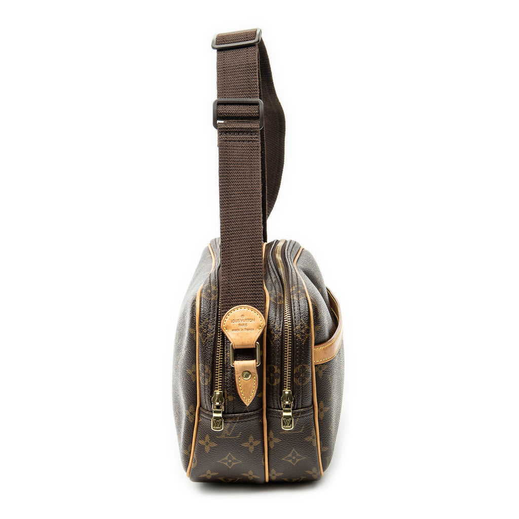 Shoulder Bag Reporter PM Brown Monogram Canvas