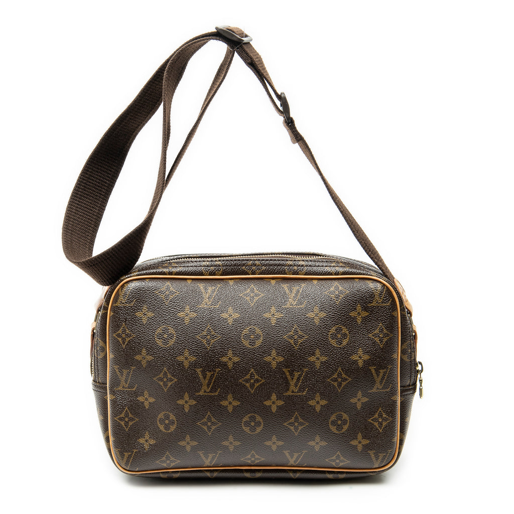 Shoulder Bag Reporter PM Brown Monogram Canvas