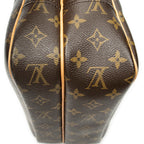 Shoulder Bag Reporter PM Brown Monogram Canvas