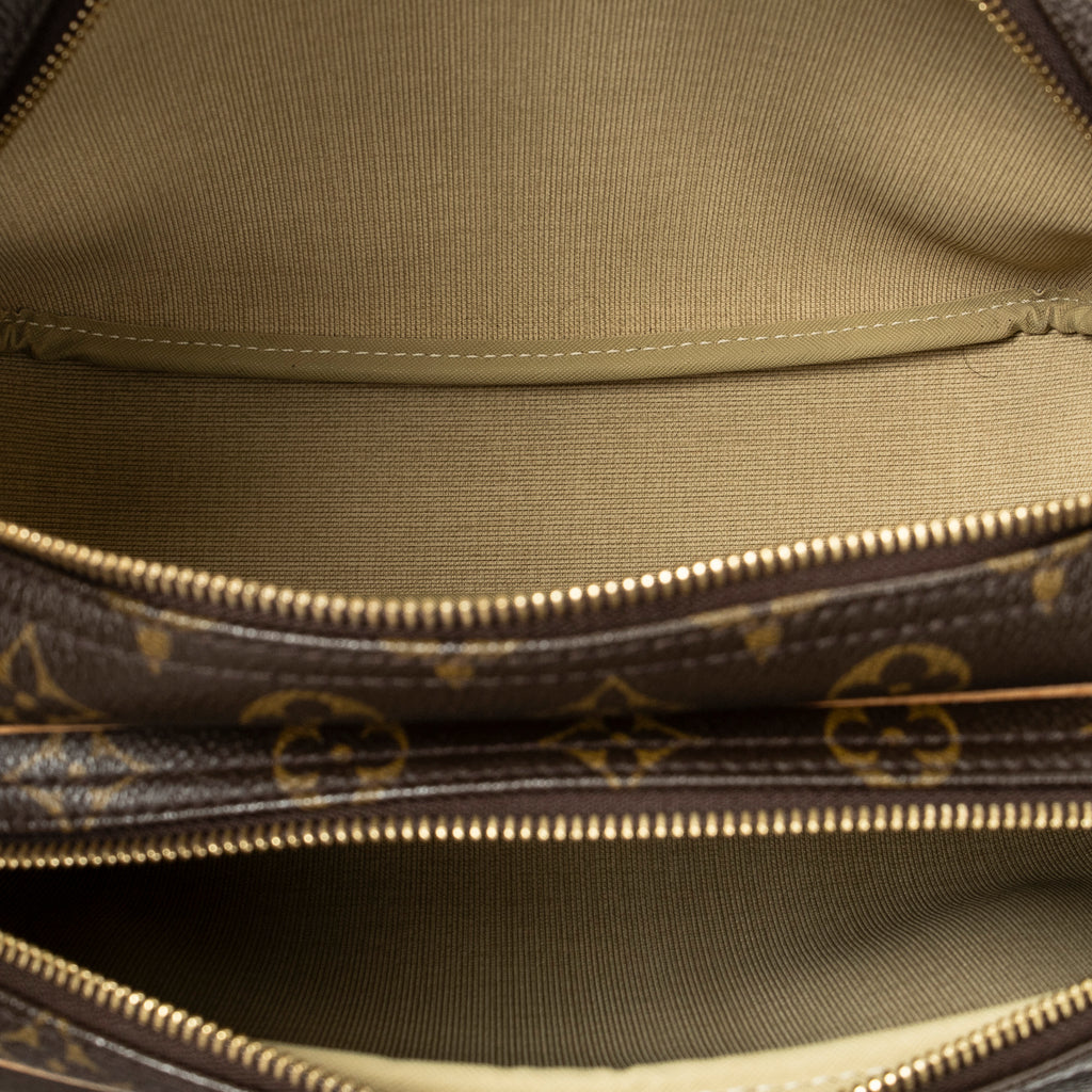 Shoulder Bag Reporter PM Brown Monogram Canvas