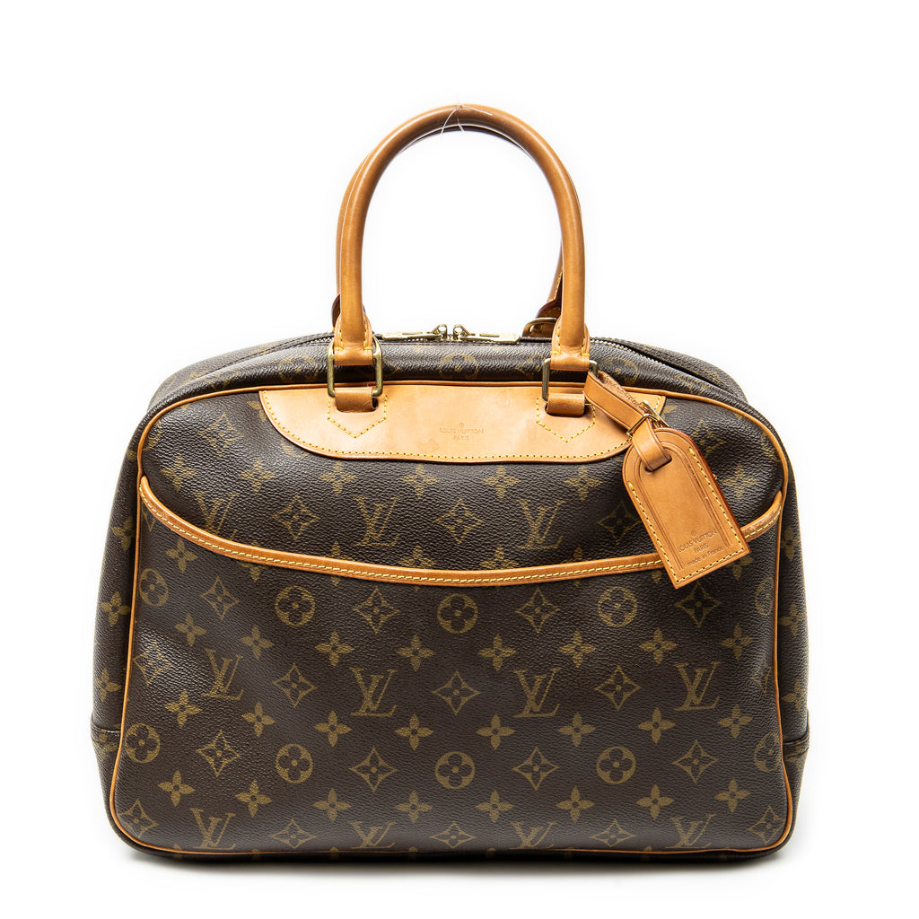 Handbag Deauville Brown Monogram Canvas