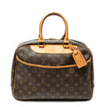Handbag Deauville Brown Monogram Canvas