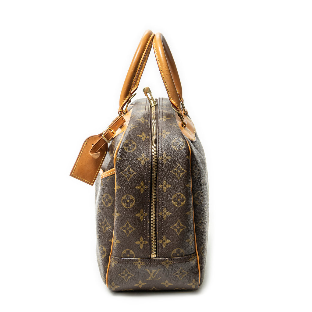 Handbag Deauville Brown Monogram Canvas