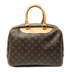 Handbag Deauville Brown Monogram Canvas