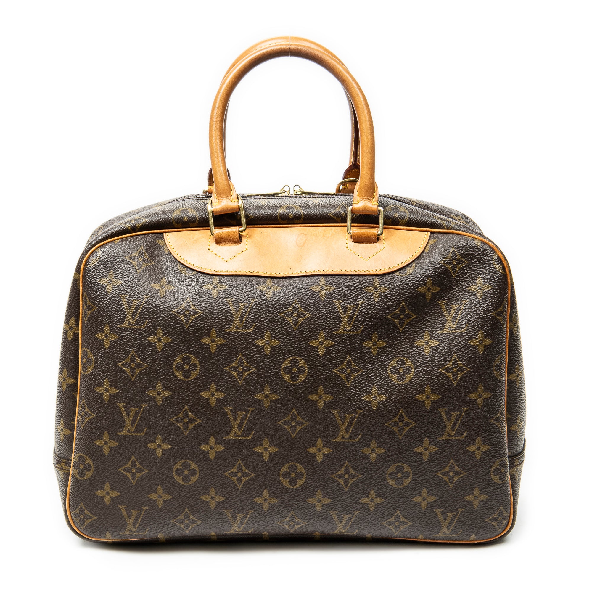 Handbag Deauville Brown Monogram Canvas