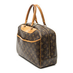 Handbag Deauville Brown Monogram Canvas