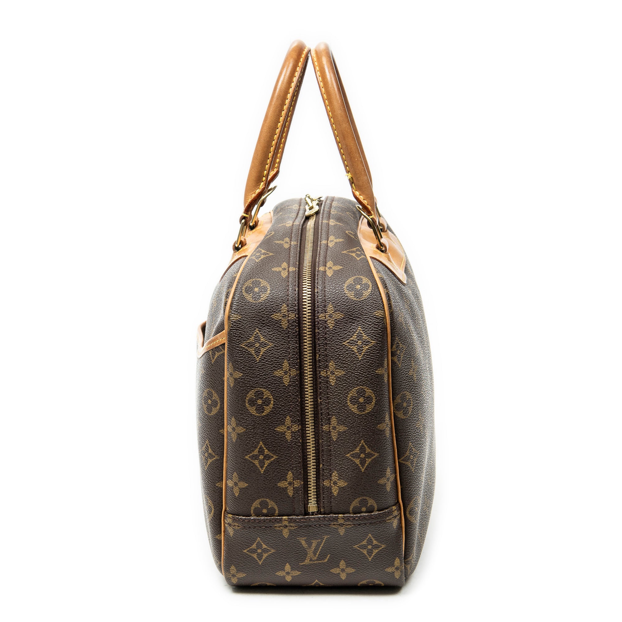 Handbag Deauville Brown Monogram Canvas