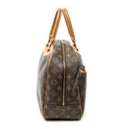 Handbag Deauville Brown Monogram Canvas