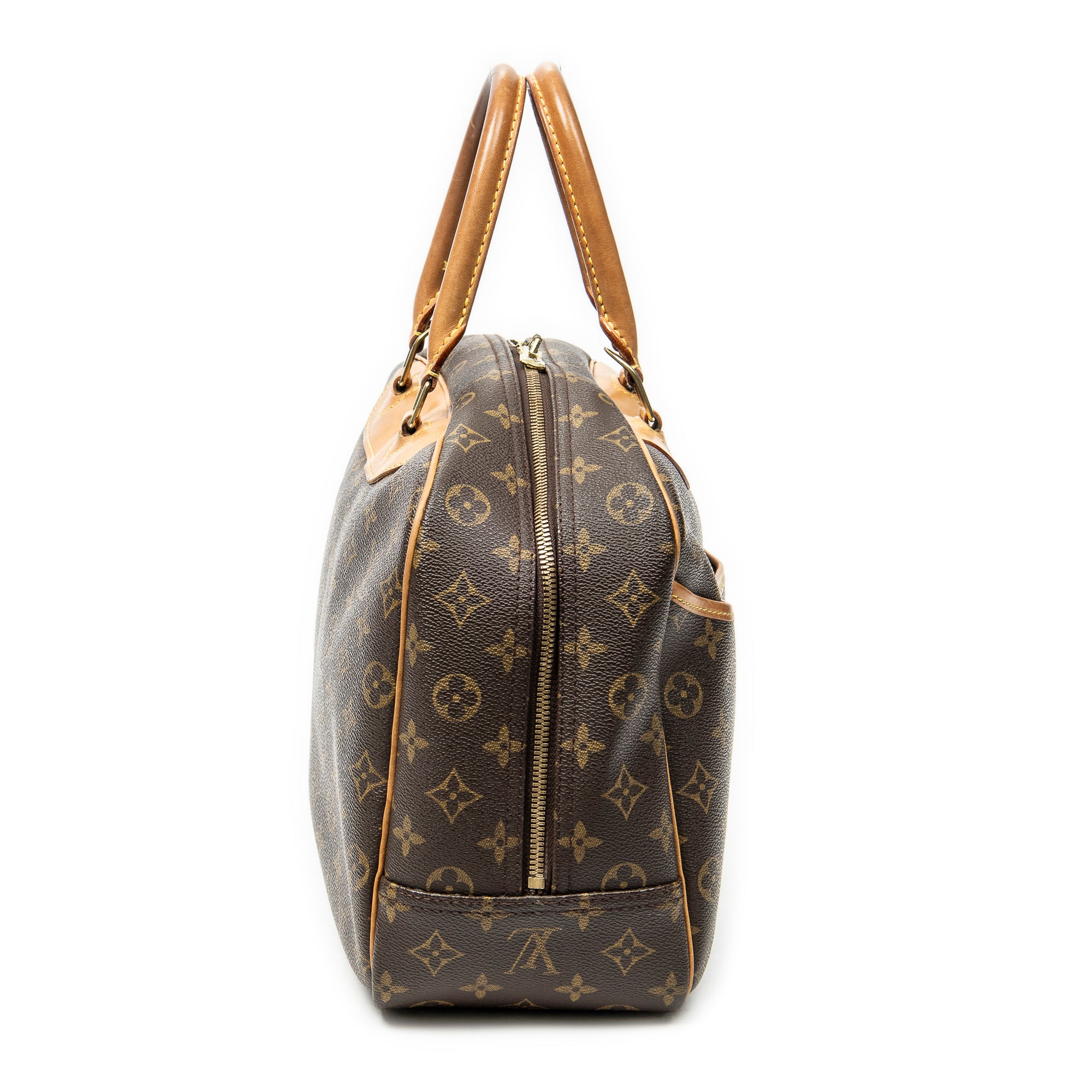 Handbag Deauville Brown Monogram Canvas