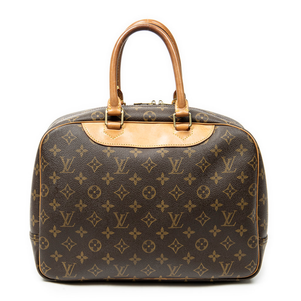 Handbag Deauville Brown Monogram Canvas