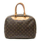 Handbag Deauville Brown Monogram Canvas
