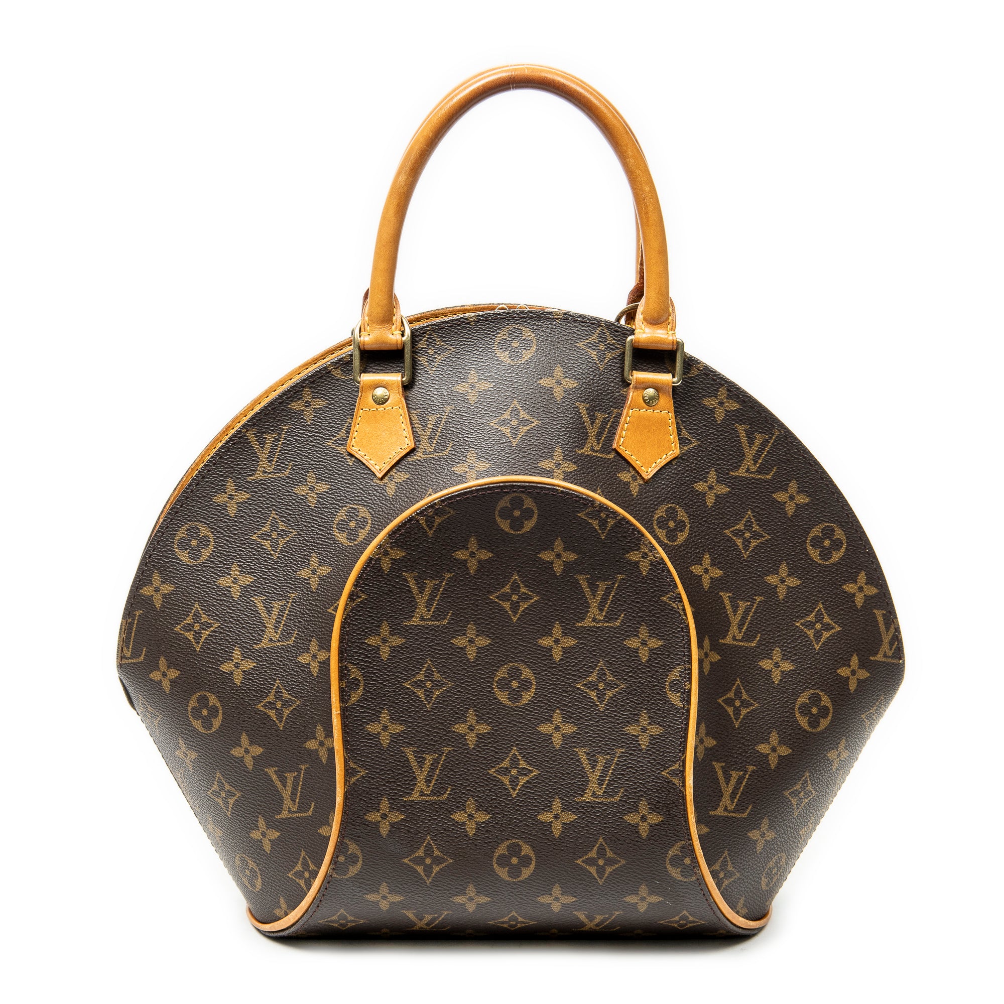 Handbag Ellipse MM Brown Monogram Canvas