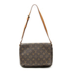 Shoulder Bag Musette Tango Brown Monogram Canvas