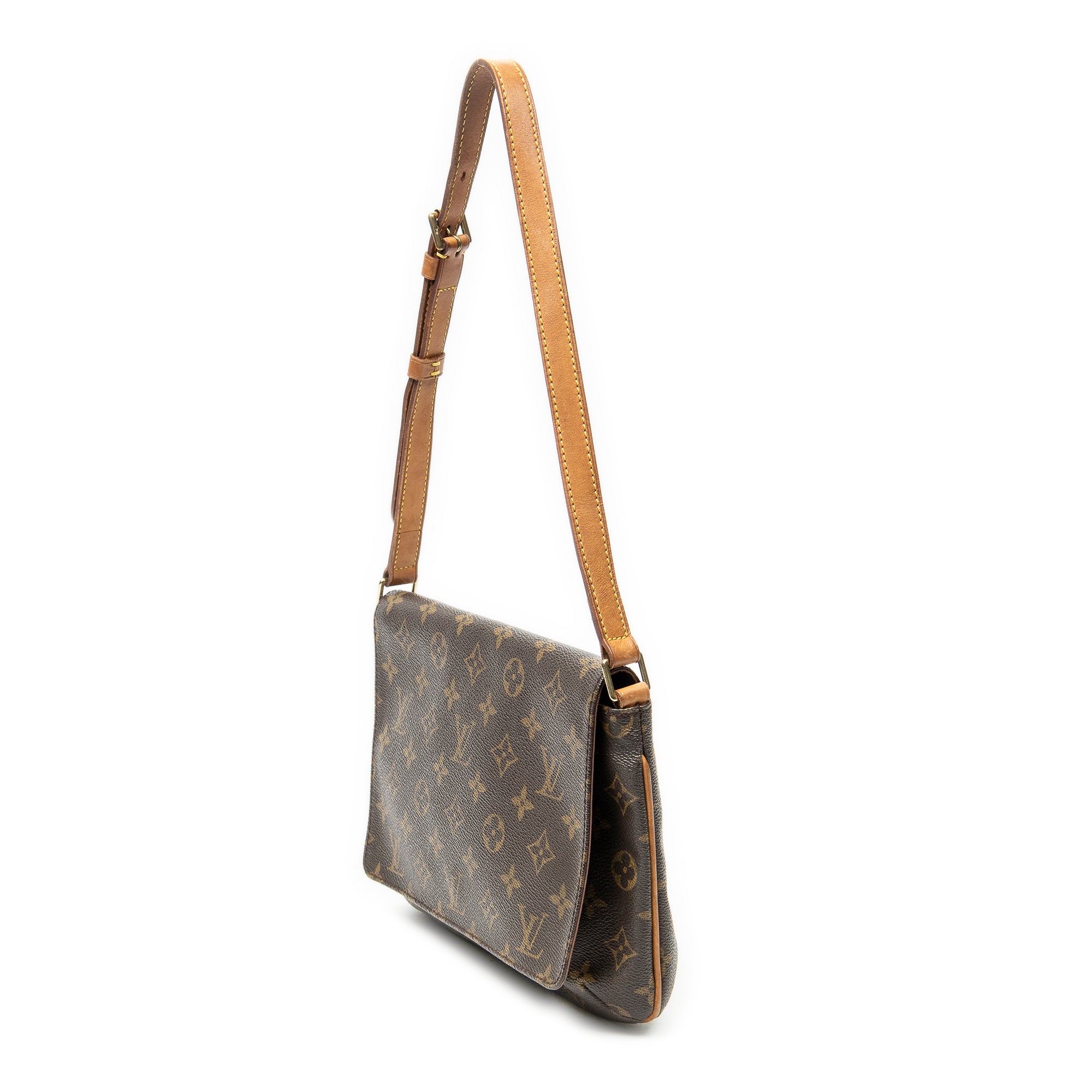 Shoulder Bag Musette Tango Brown Monogram Canvas