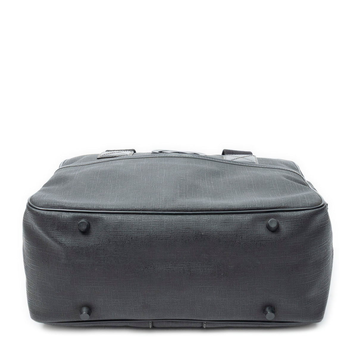 Shoulder Bag Interlocking G Briefcase Bag Black Coated Canvas