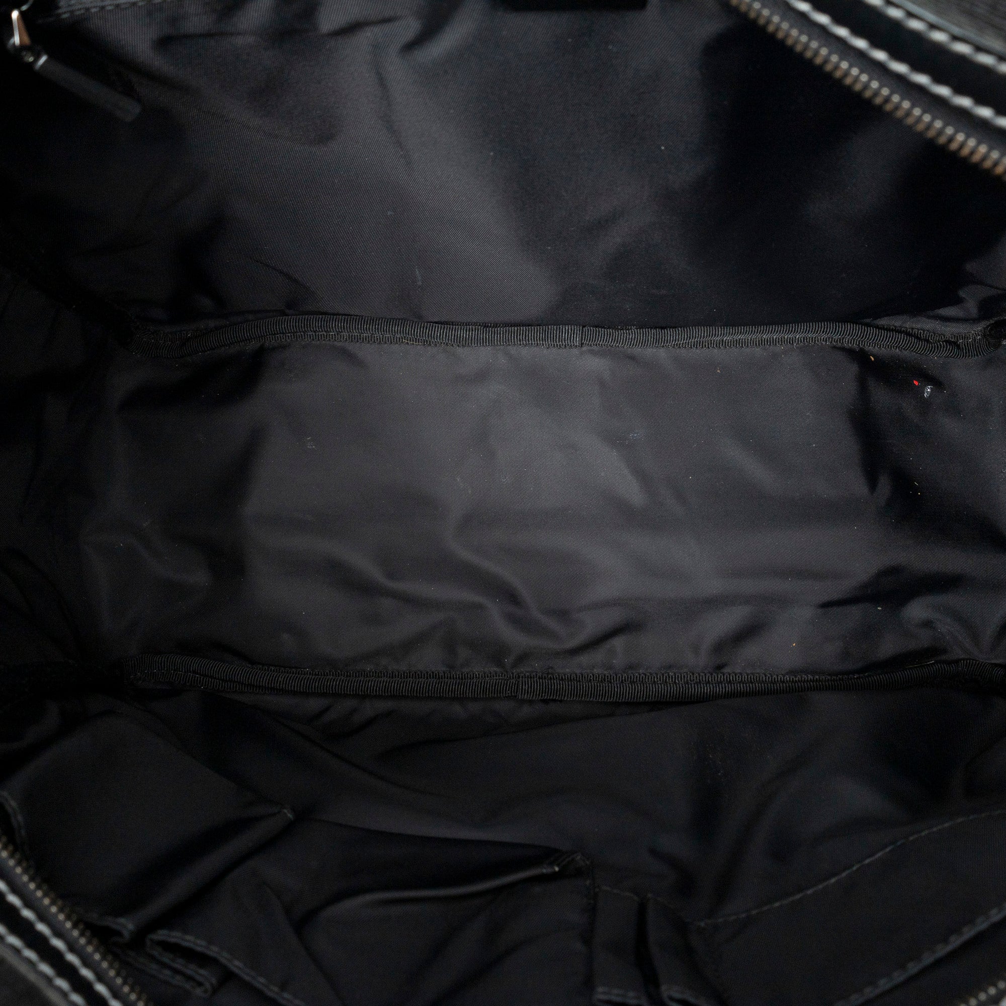 Shoulder Bag Interlocking G Briefcase Bag Black Coated Canvas