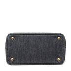 Shoulder Bag Small Canapa Tote Black Canapa Denim Canvas