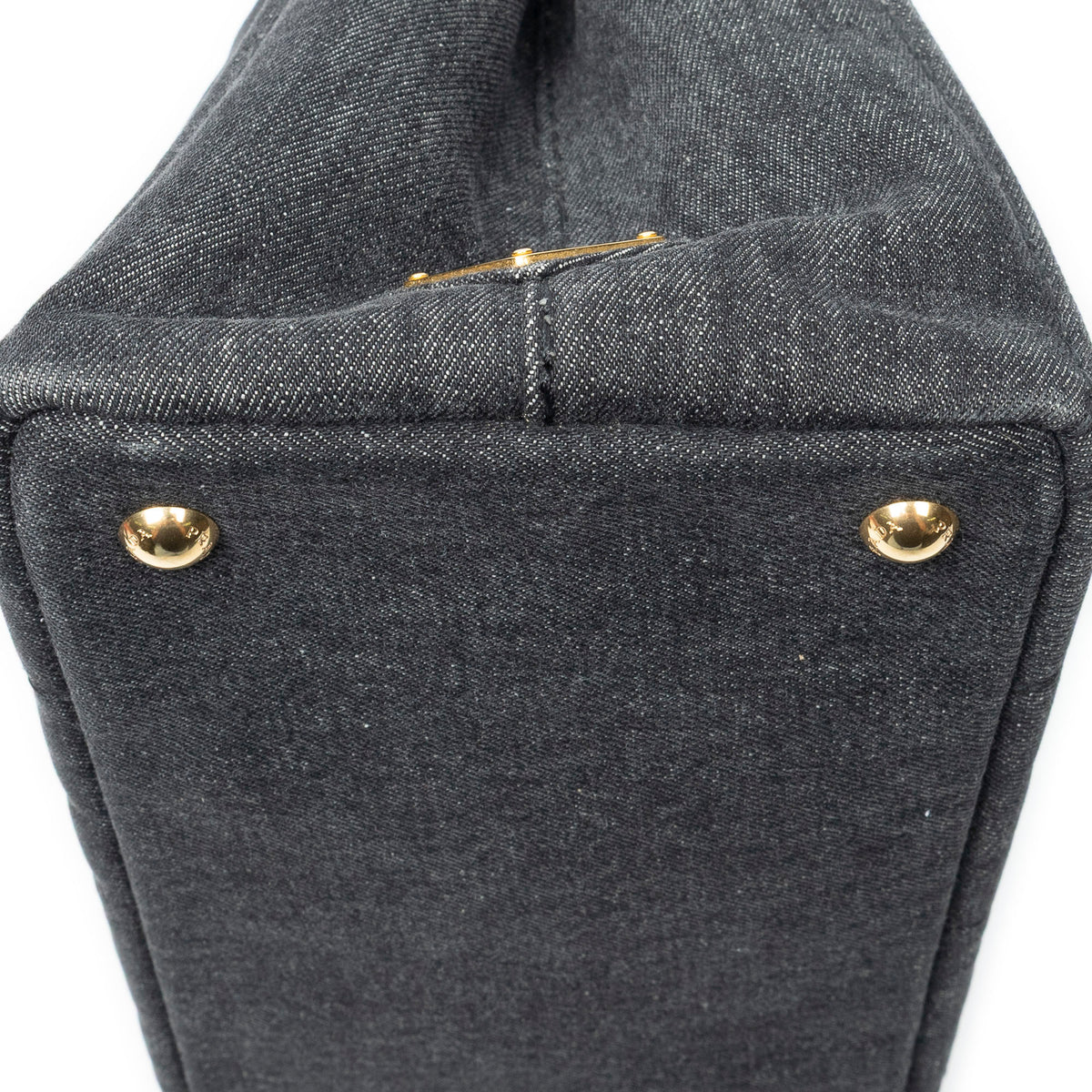 Shoulder Bag Small Canapa Tote Black Canapa Denim Canvas