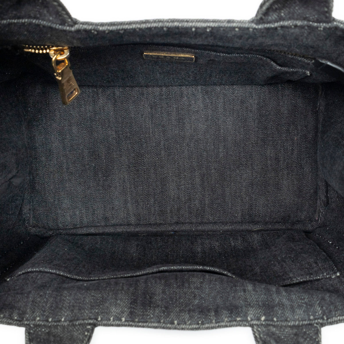 Shoulder Bag Small Canapa Tote Black Canapa Denim Canvas