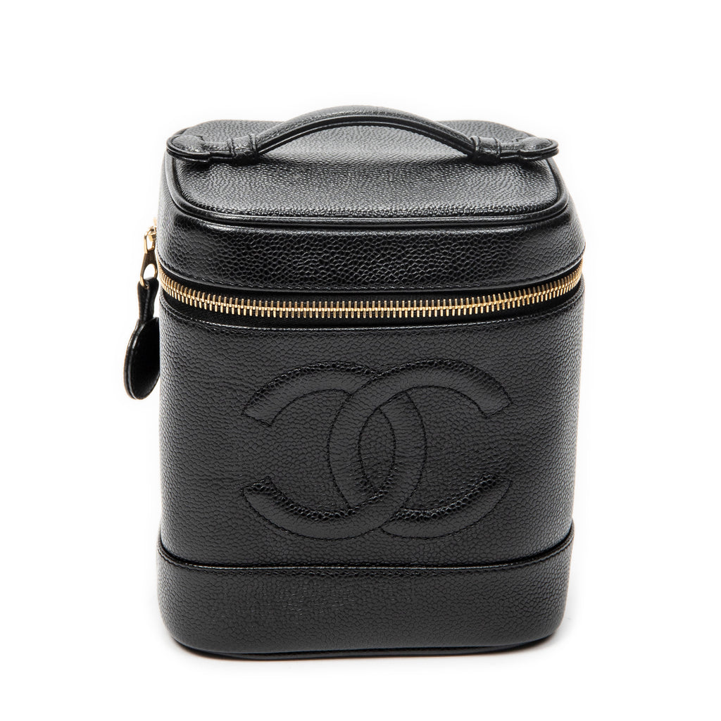 Shoulder Bag Timeless Tall Vanity Case Black Caviar Leather