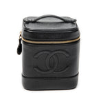 Shoulder Bag Timeless Tall Vanity Case Black Caviar Leather